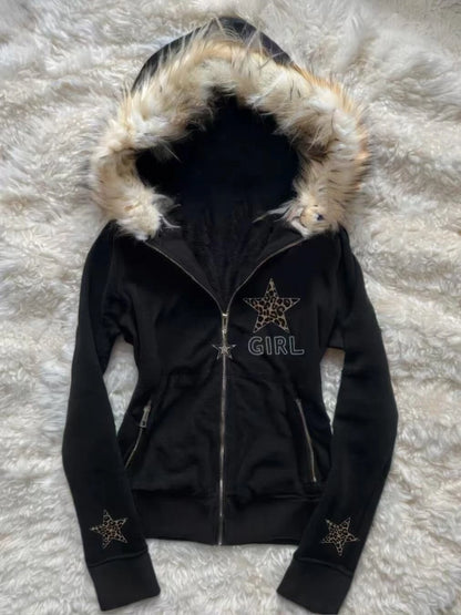 Punk Vintage Letter Hoodie