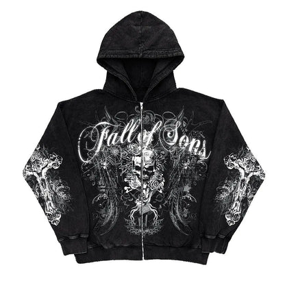 Punk Zipper Hoodie