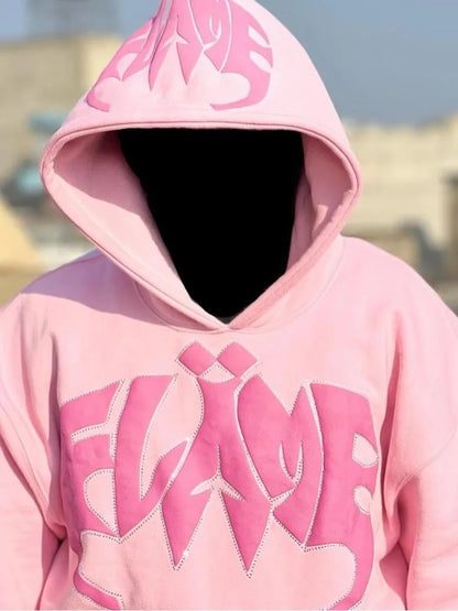 Y2K Fashion Rhinestone Hoodie
