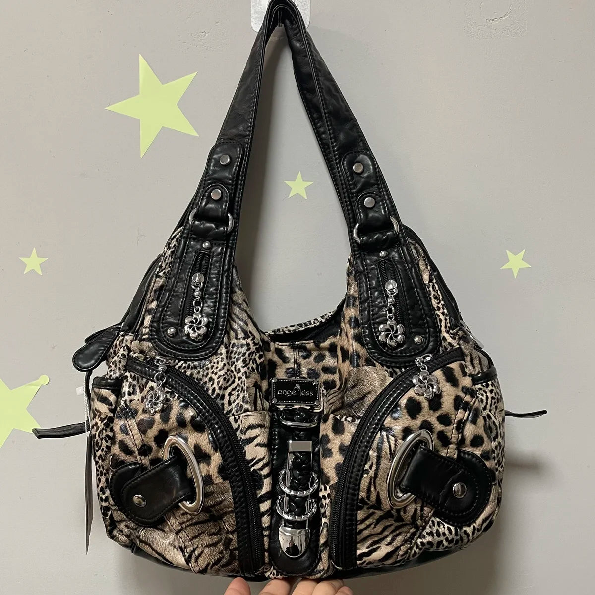 Angel Kiss Fur Shoulder Bags