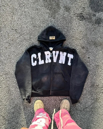 Embroidery Oversized Hoodie