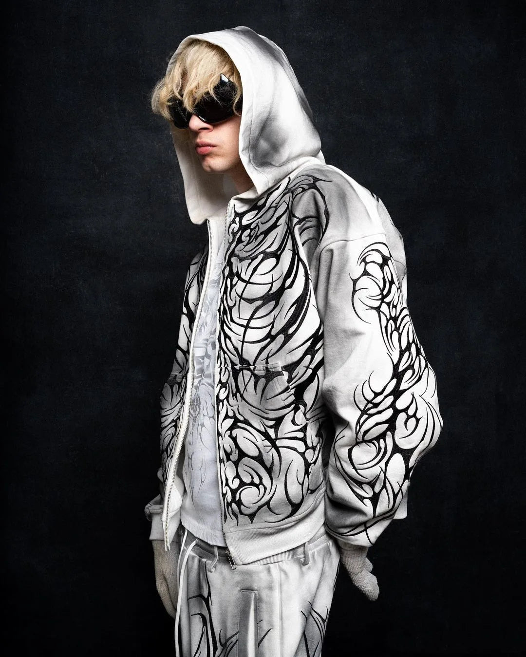 Y2k Pullover Vintage Printed Hoodie