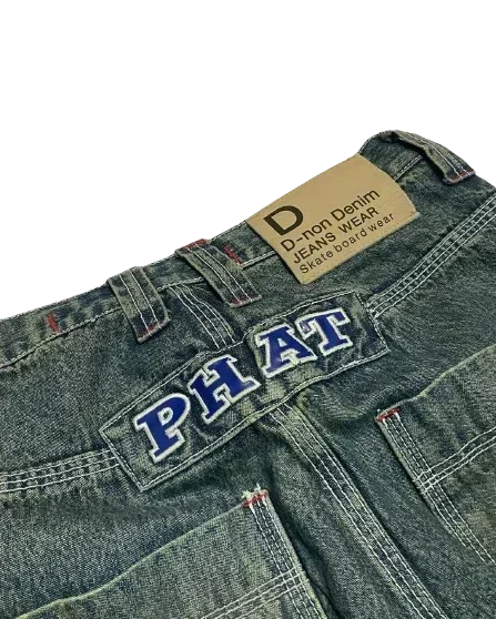 Embroidery 90s Classic Loose Jeans