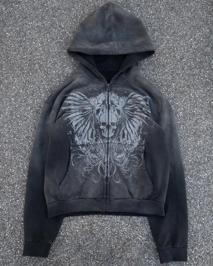 Y2K Pullover Gothic Oversized Hoodie